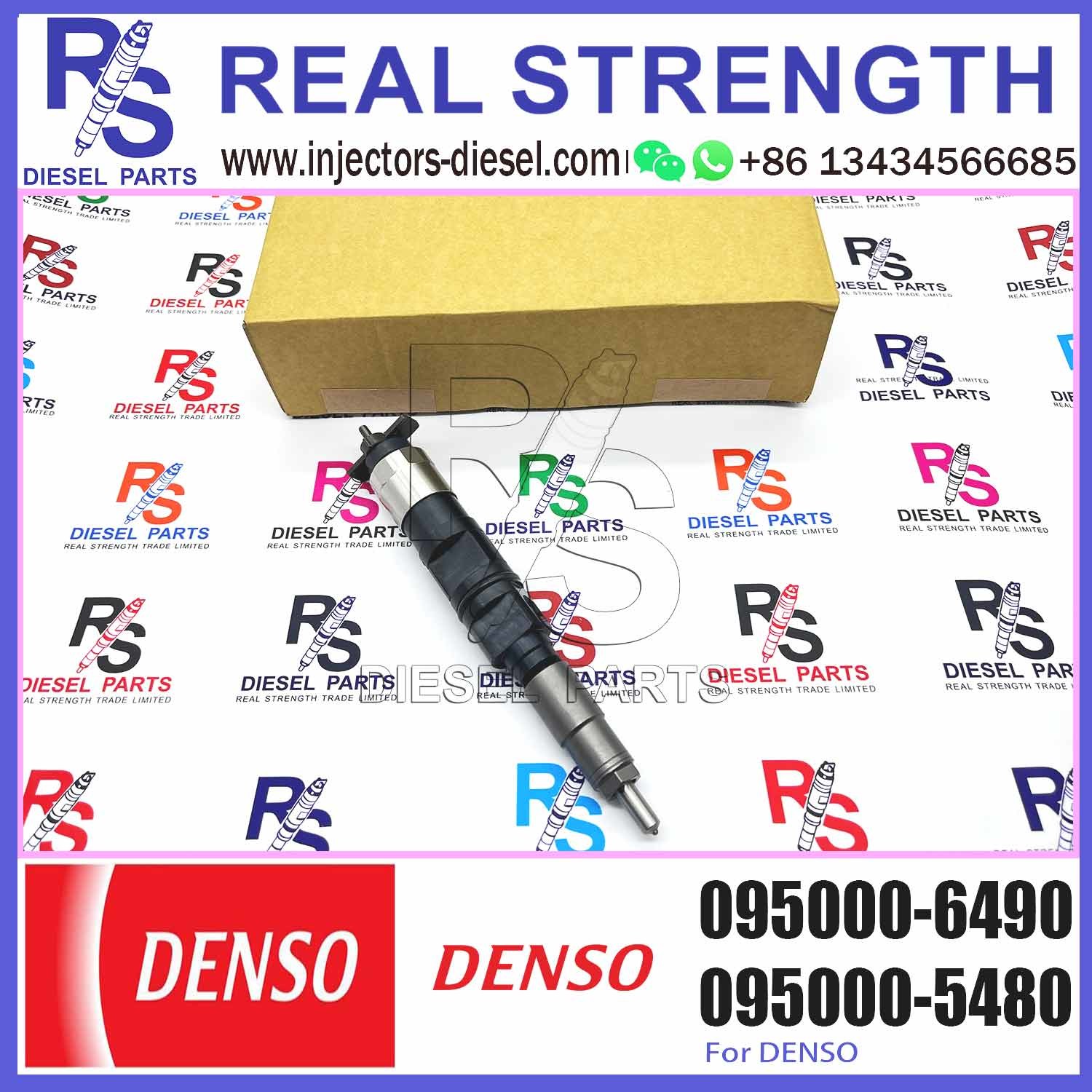 Common Rail Parts Injector 23670-51051 Diesel Fuel Injection Nozzle 095000-6490 For TOYOTA HILUX 1KD