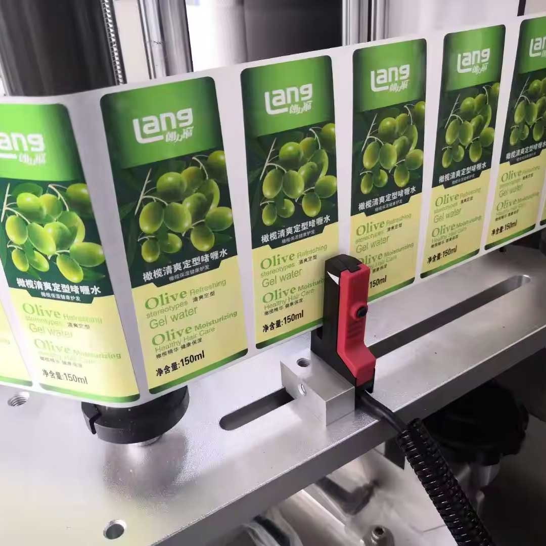 Automatic High Speed Front And Back Labeling Machine Squere Jar Labeling Applicator