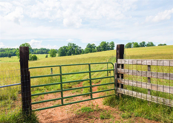 Galvanized 1.2mm Driveway Farm Gate Metal Agricultural With Hingle