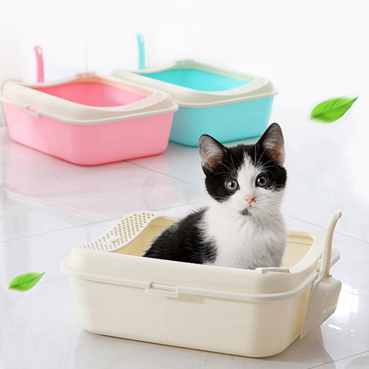 Eco Friendly Modern Cat Litter Box , Modern Kitty Litter Box Size Customized