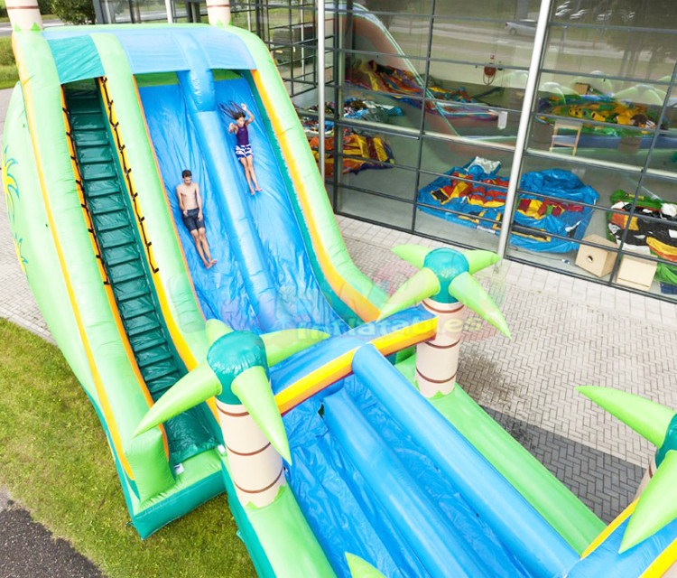 1000D PVC Outdoor Inflatable Water Slides For Festival Activity