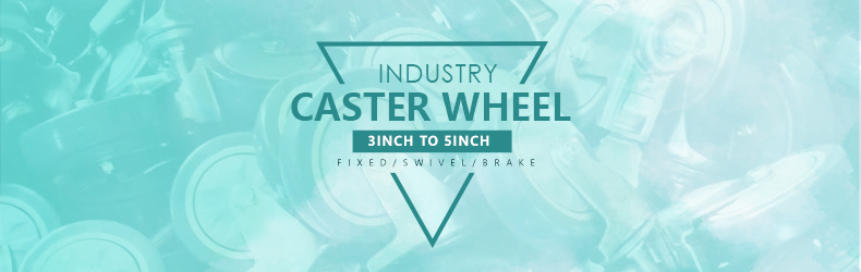 3inch 4inch 5inch Industry Wheel Trolley Barrow Wheels Single Bearing Red Plastic Swivel Wheel Caster