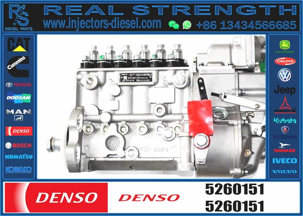 EBHF6PH120305 Original Weifu Fuel Injection Pump 6PH110 5260151 For Cummins Engine 6LTAAA8.8-C340