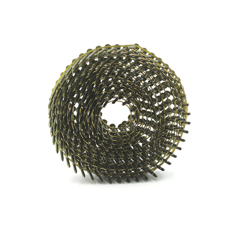 16 Degree Galvanized Wire Welded Coil Plain Nails Pcn-60