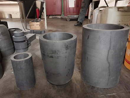 Corrosion Resistance Pro Cast Foundry Clay Graphite Crucible For Silver Gold Melting