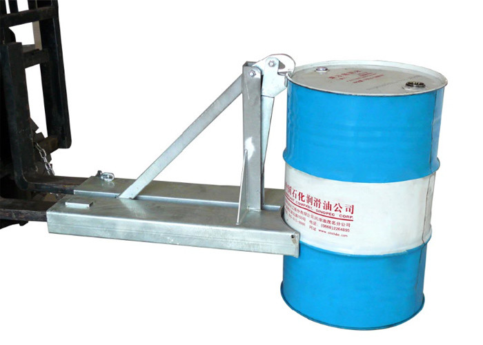 Forklift Drum Lifter Forklift Spare Parts Mechanical With Large Clamping Force