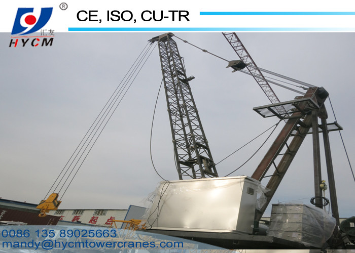 24m Arm Length Roof Crane 6ton WD60 No Mast Crane 150m Max. Lifting Height Schneider Dismantle Tower Crane