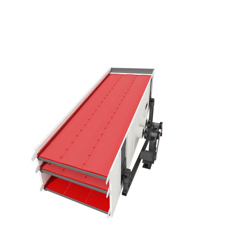 Low Noise Double Shaft Vibrating Screen With Solid Construction