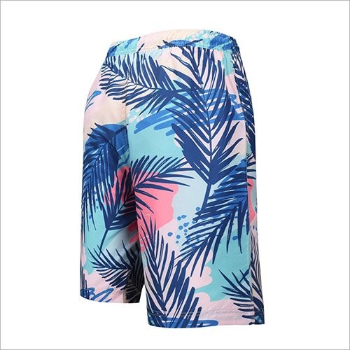 OEM maufactory Summer Beach Print Polyester Shorts Quick Dry For Men Shipping By Sea
