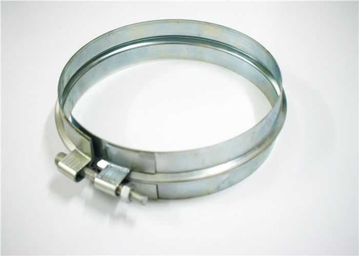 Galvanized Steel 800mm Wide Pipe Clamp For Ductwork System