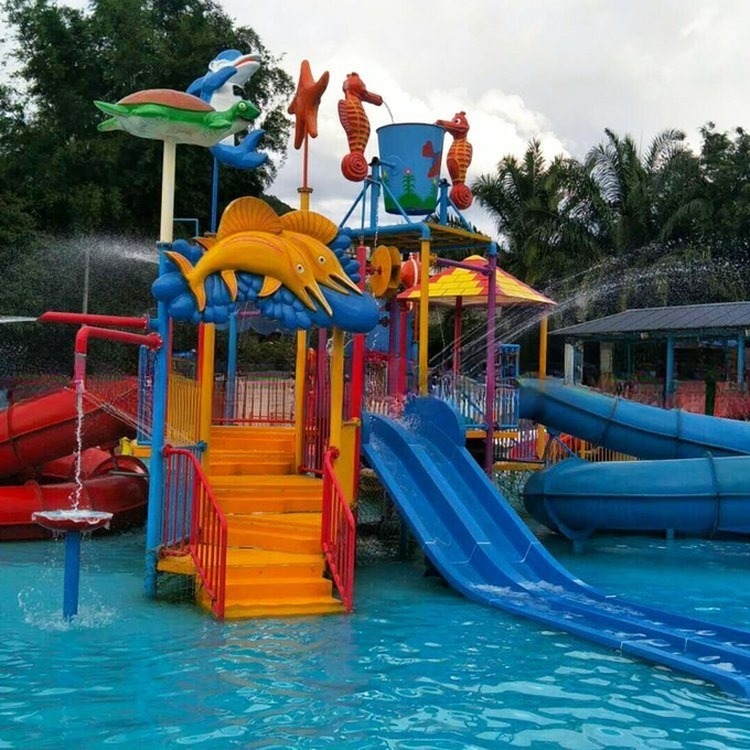 Kids Favourite Water House Playground Theme Park Rides