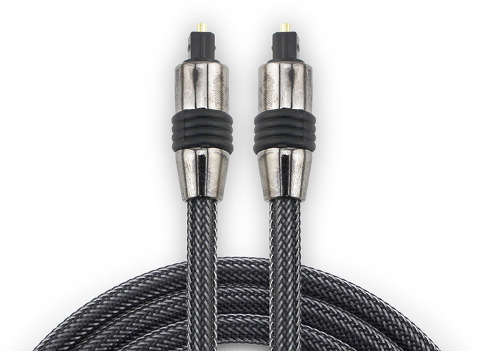 Optical Fiber Audio Cable Toslink SPDIF Nylon Cable OD4.0 1m 2m 3m For Blu-Ray CD DVD Player Xbox 360 PS3 Mini Disc