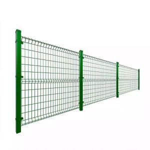 Galvanized Welded 3d Curved Wire Mesh Fence For Garden