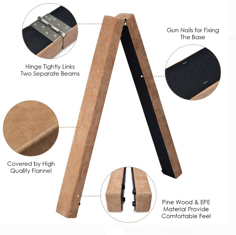 Walmart Gym Equipment 7ft Folding Floor Balance Beam Gymnastics Equipment For Practice Training Greenbluecoffee