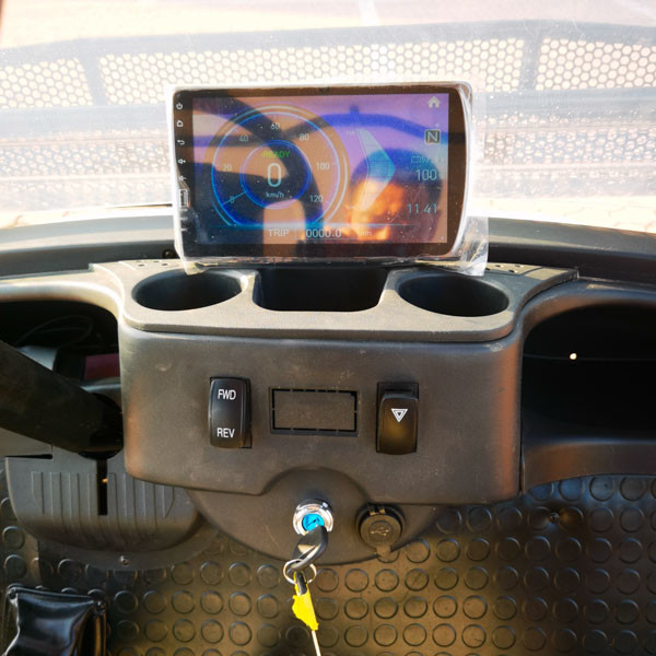 40 Mph EV Zone Golf Cart Vehicle 2-4 Passengers Power Steering