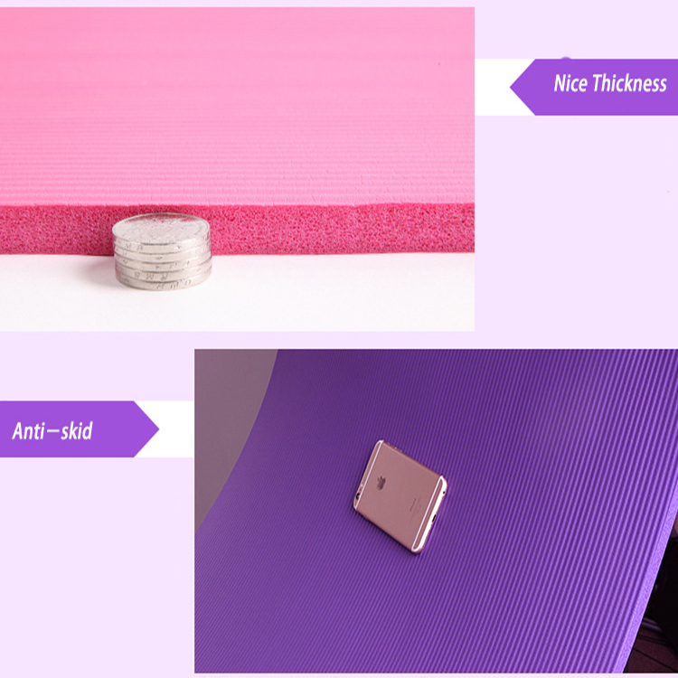 Eco Thick Non Slip Exercise Mat Non Toxic 20 Mm Thick Yoga Mat