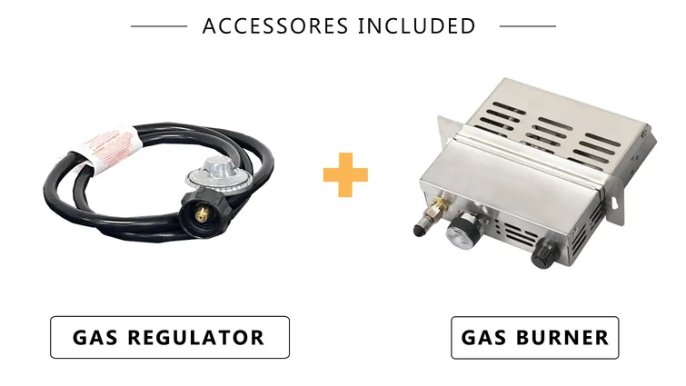 110W Gas Burner for Custom Pizza Oven Enhance Your Cooking Experience