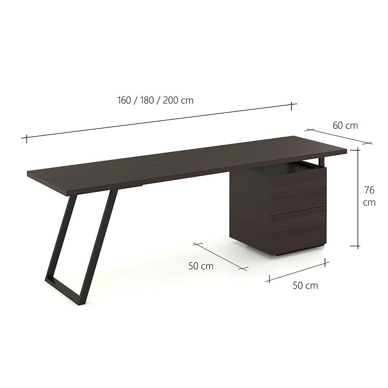 Large 2m Boss Manager Desk With High Back Swivel Chair Set