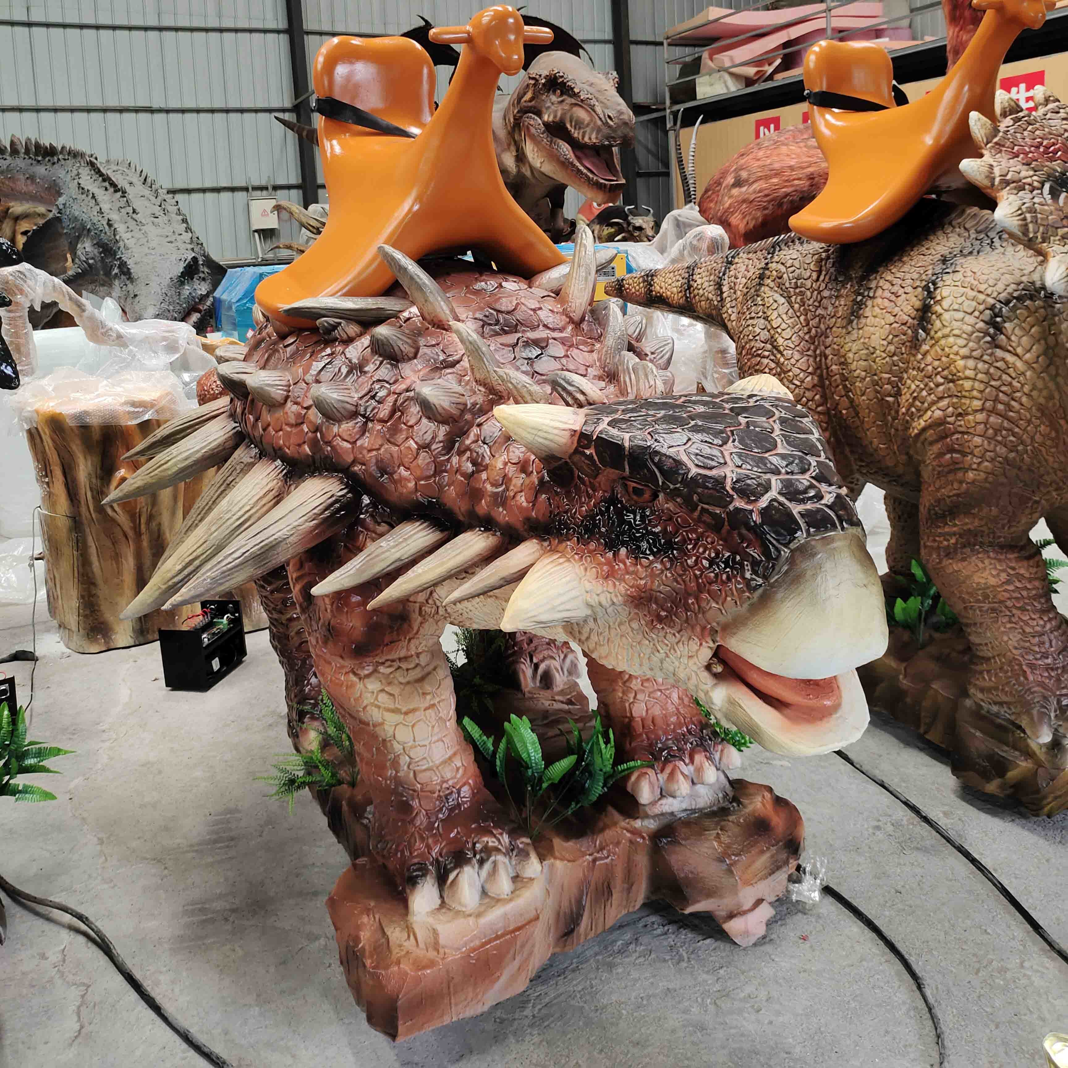Waterproof Dino Riders Ankylosaurus , Jurassic Park Ankylosaurus