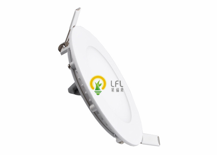 Round Recessed LED Slim Panel With Cool Light Thickness 4mm Mitsubishi Material