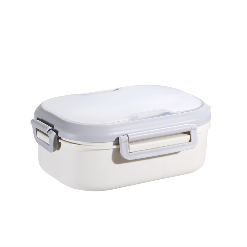 Office Worker Student Microwave Plastic Lunch Boxes With Cutlery