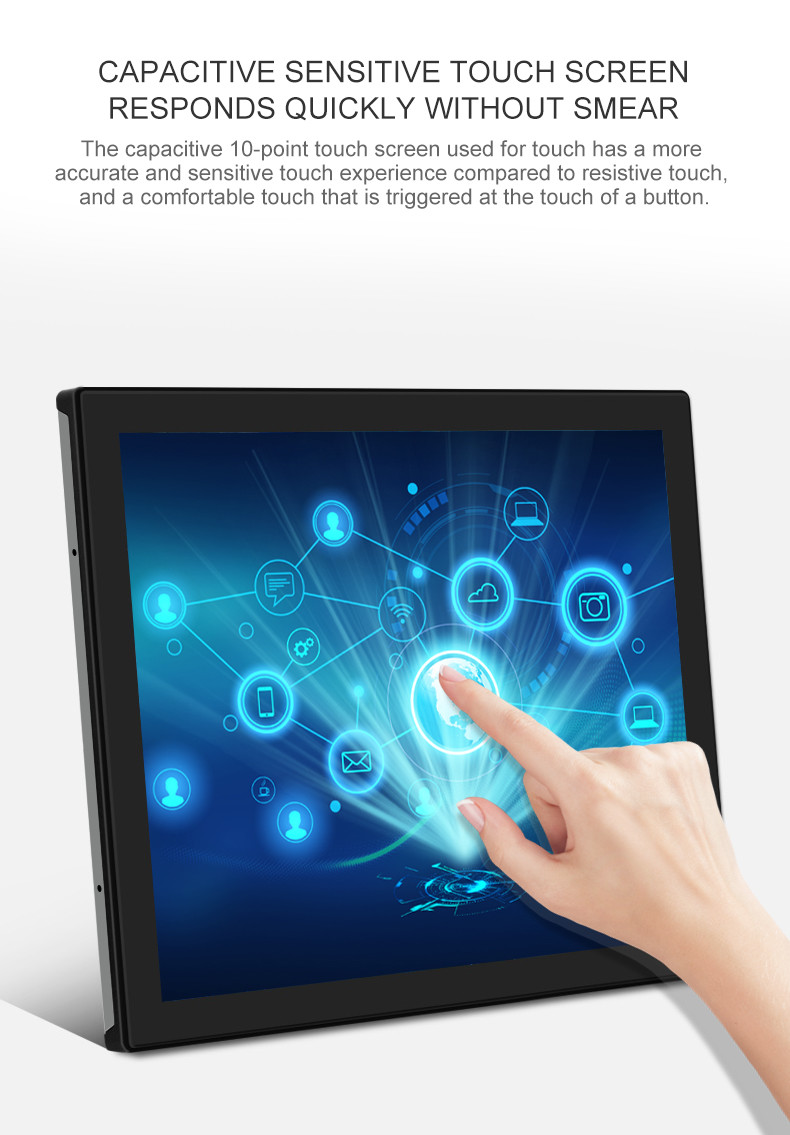 All In One Android Wall Mounted Embedded Touch Screen Tablet Computer