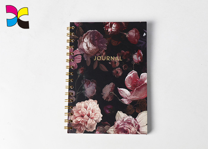 Art Paper Spiral Bound Coloring Books Fancy Customized Combination Lock Diary
