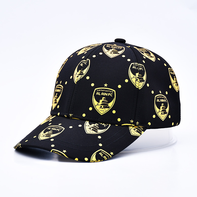 Customized screen printing Logo Unstructured 6 Panel Baseball Cap With Curved Visor