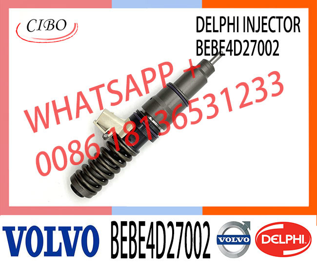 4 Pin Auto Excavator Truck Diesel Engine Parts Fuel Injector Assembly Bebe4d27002 21379939 For VOL Md13