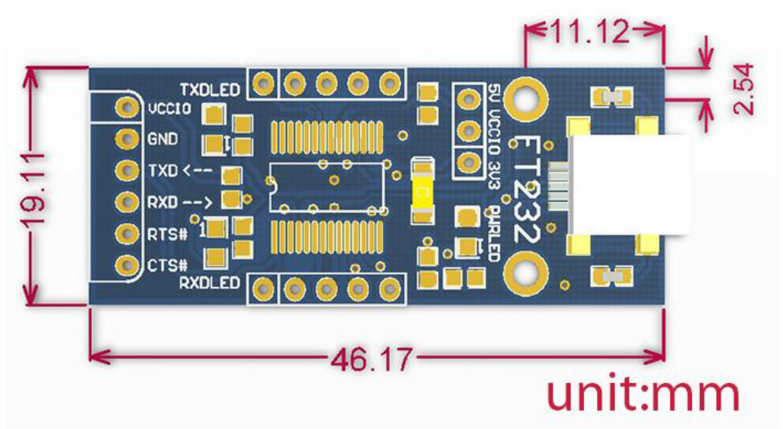 FT232 Mini USB UART Board R3 Arduino Development Board ST Morpho