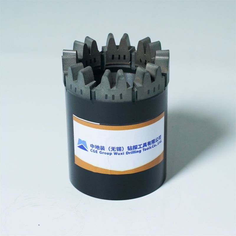 PQ Impregnated Diamond Core Bit W profile for wireline coring (OD:122.05mm, ID:84.96mm)
