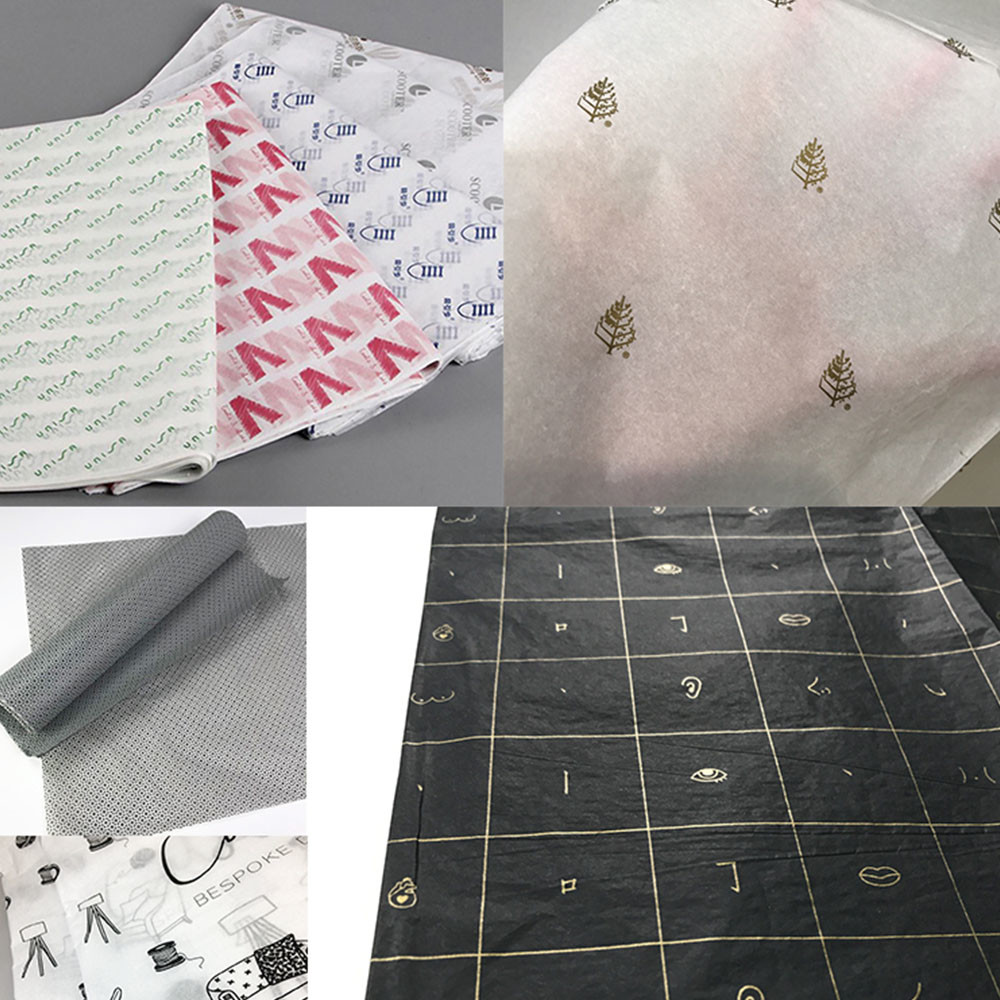 Recycled 17gsm Light Purple Tissue Paper Flower Packaging wrapping