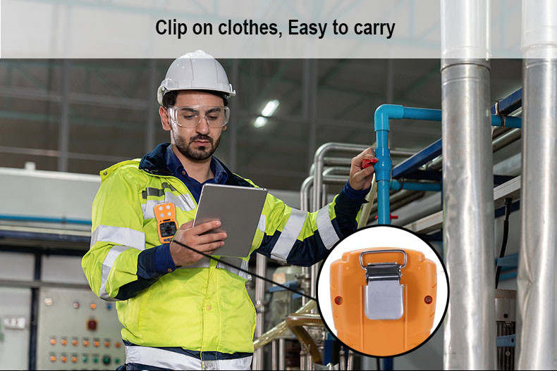 Industrial Cl2 So2 H2s Toxic Portable Multi Gas Detector Datalog Function Ms104k