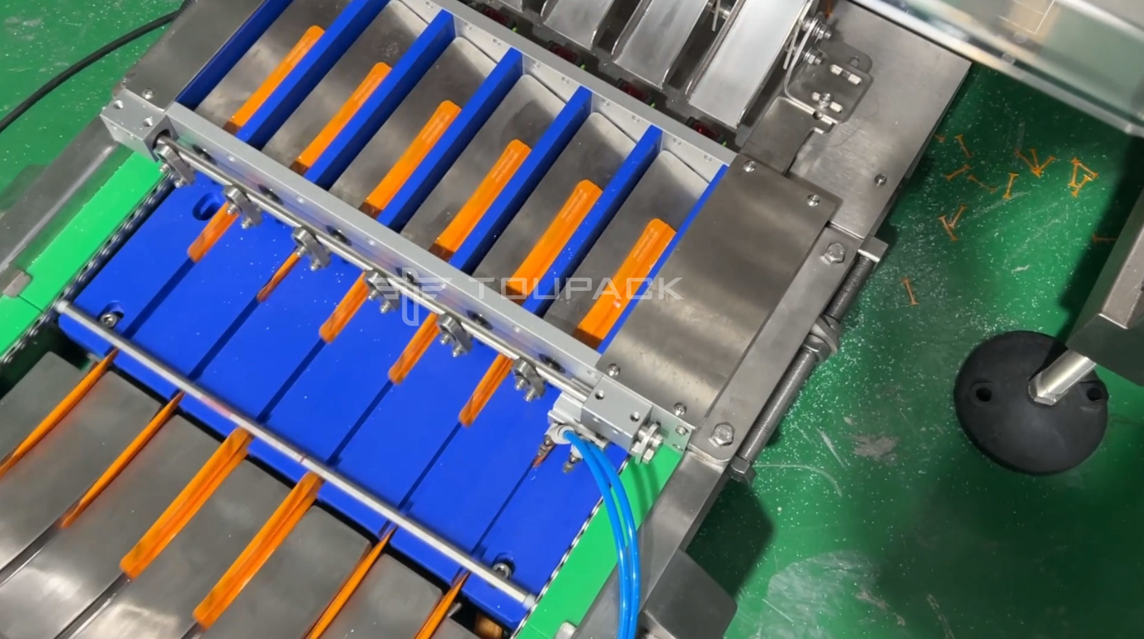 Multi-Column Package Checkweighing System Multi Lane Sachet Packing Machine Doypack Packing Machine With Check Weigher