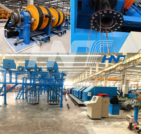 Trapezoidal Concentric Wire Rope Cable Making Machine For Extra hv Power Cable