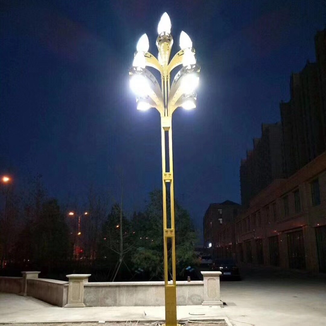 Decorative LED Pole Street Lights 4500K 160lm/W 100-265V high light pole led lamp