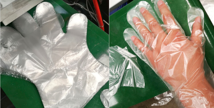 4800W Medical Glove Making Machine , 100pcs/Min Gloves Production Machine