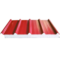 PU automatic steel sandwich panel roll forming machine