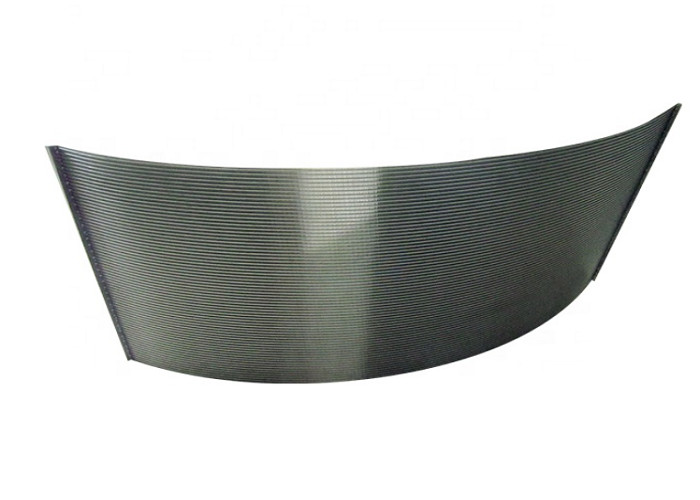 Width 1m Curved Sewage Wedge Wire Filter Stainless Steel 304
