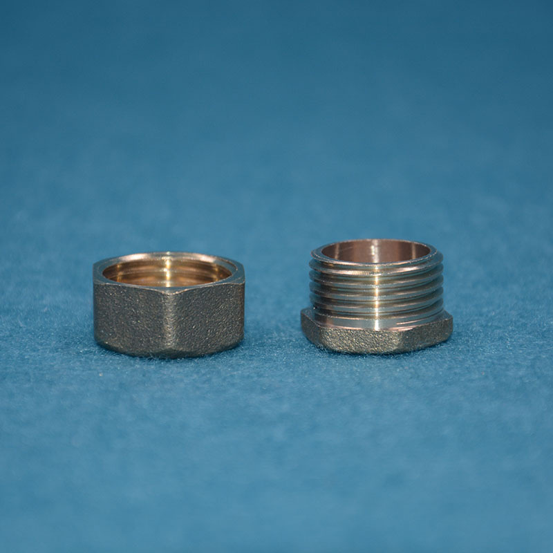 Customized Female/Male Copper Alloy Union for NXF C11000/C12200/C22000/C26000 ANSI JIS DIN ASME Non-Standard Pipe Fittings