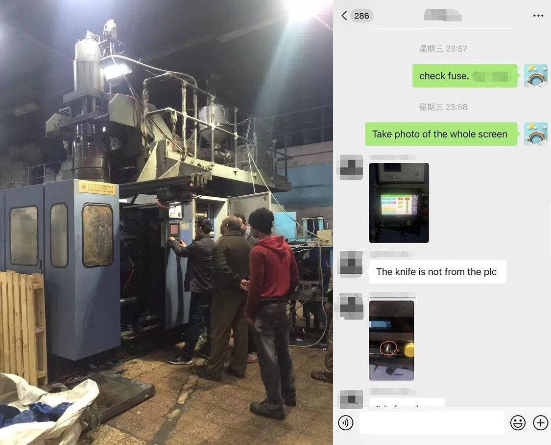 0.6 MPa Extruder Blow Moulding Machine HDPE Plastic Drum Making Machine