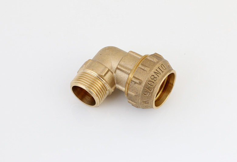Good quality brass female elbow pe compression fittings for pe pipe