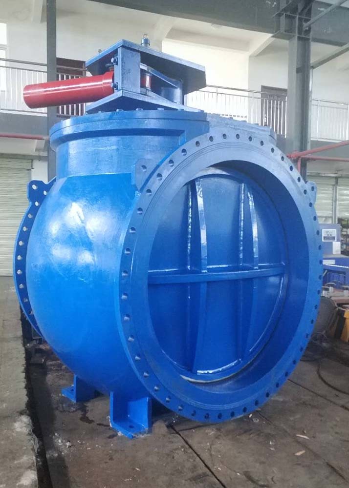 DN2000 Medium / High Pressure Plug Valve , Maintenance Free Double Offset Valve