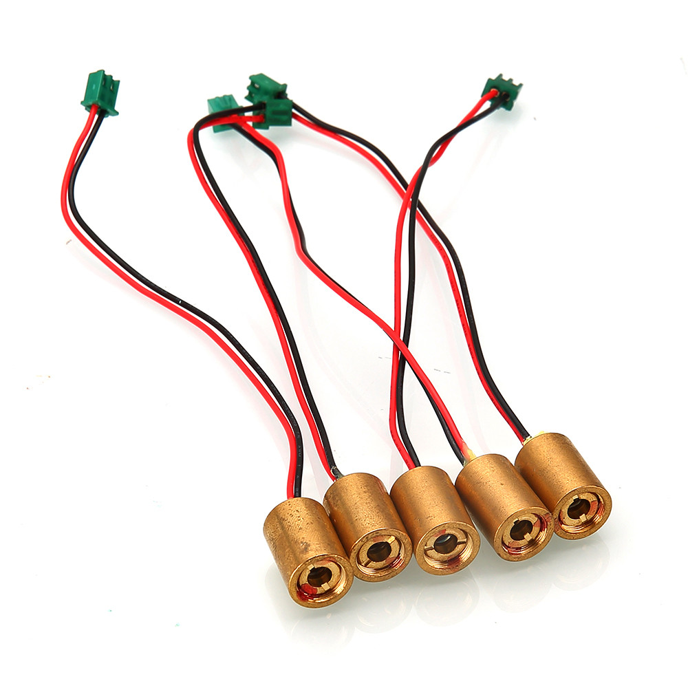 Brass 5V RGB 100mw Green Laser Diode Module