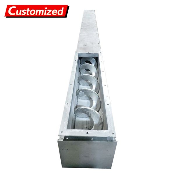 Customizable Stainless Steel Shaftless Screw Conveyor for High Efficiency Material Handling worm conveyor blade