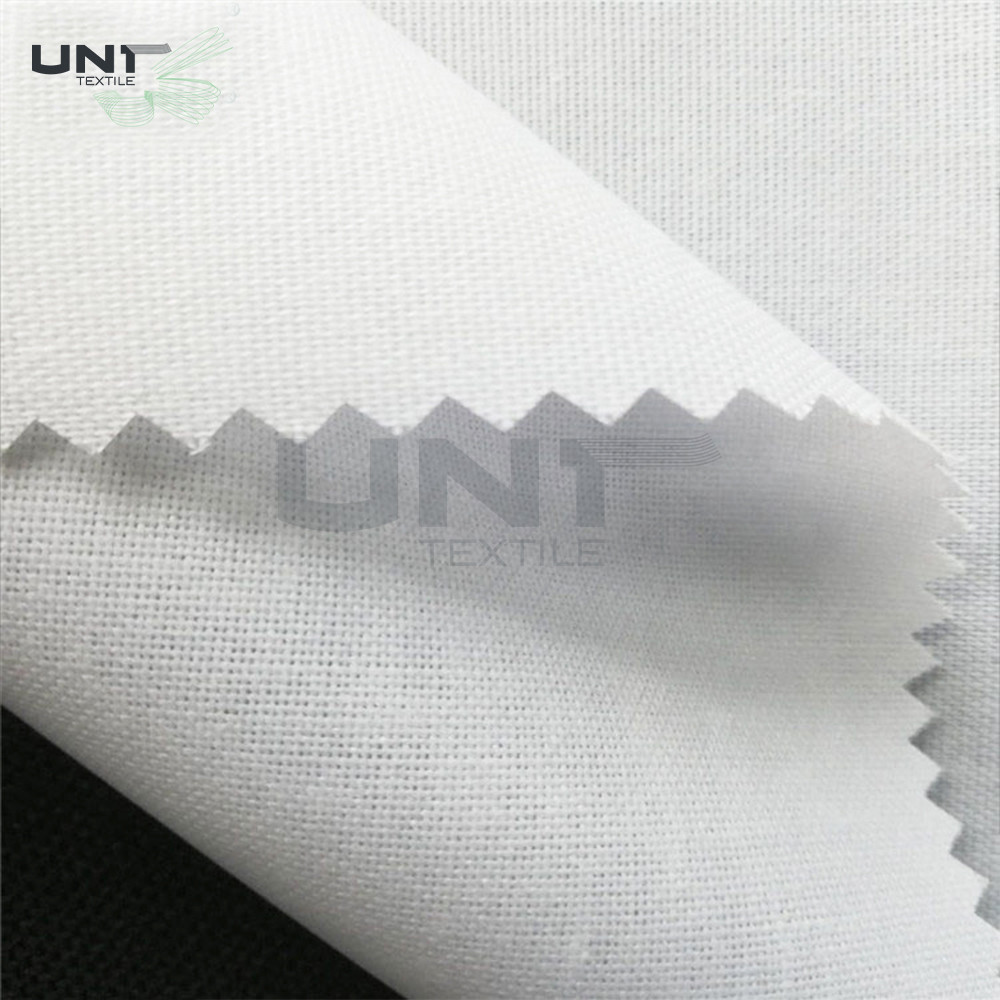 Custom Cotton Shirt Interlining Fusible Fabric Tearable