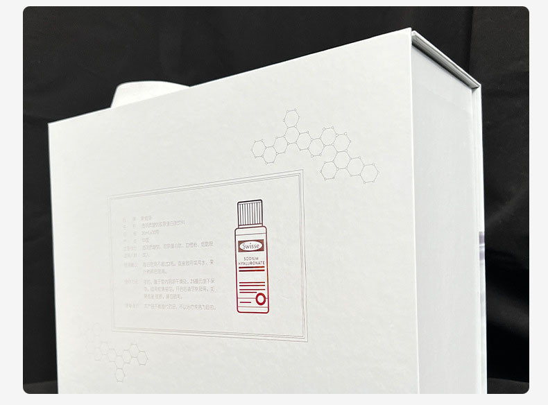 White Gift Box Custom Color Printing Rigid For Essential Oil 3 Packs Packaging