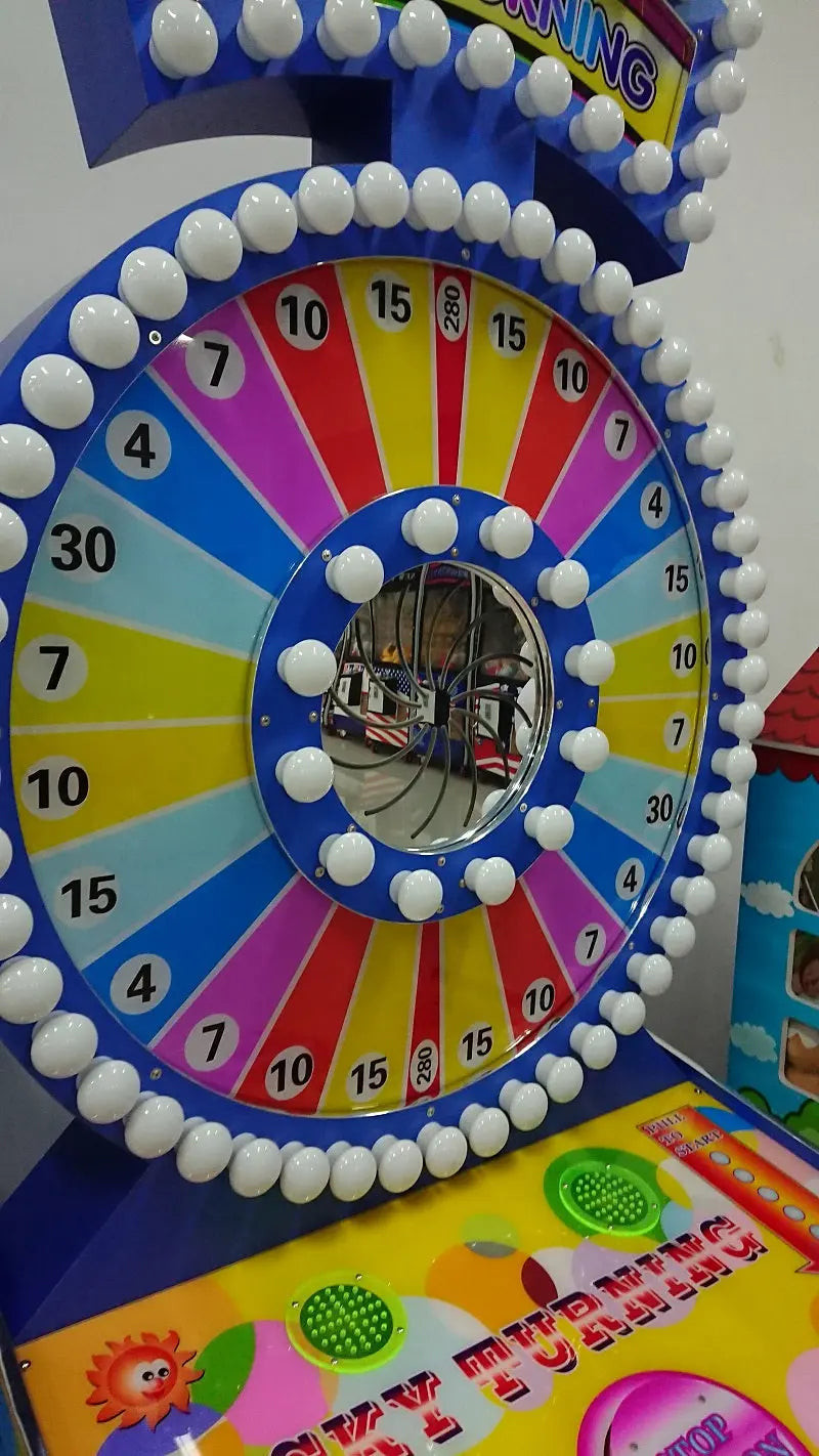 Lucky Spin Turning Lottery Game Machine Indoor Amusement Coin Operated Ticket Redemption Games