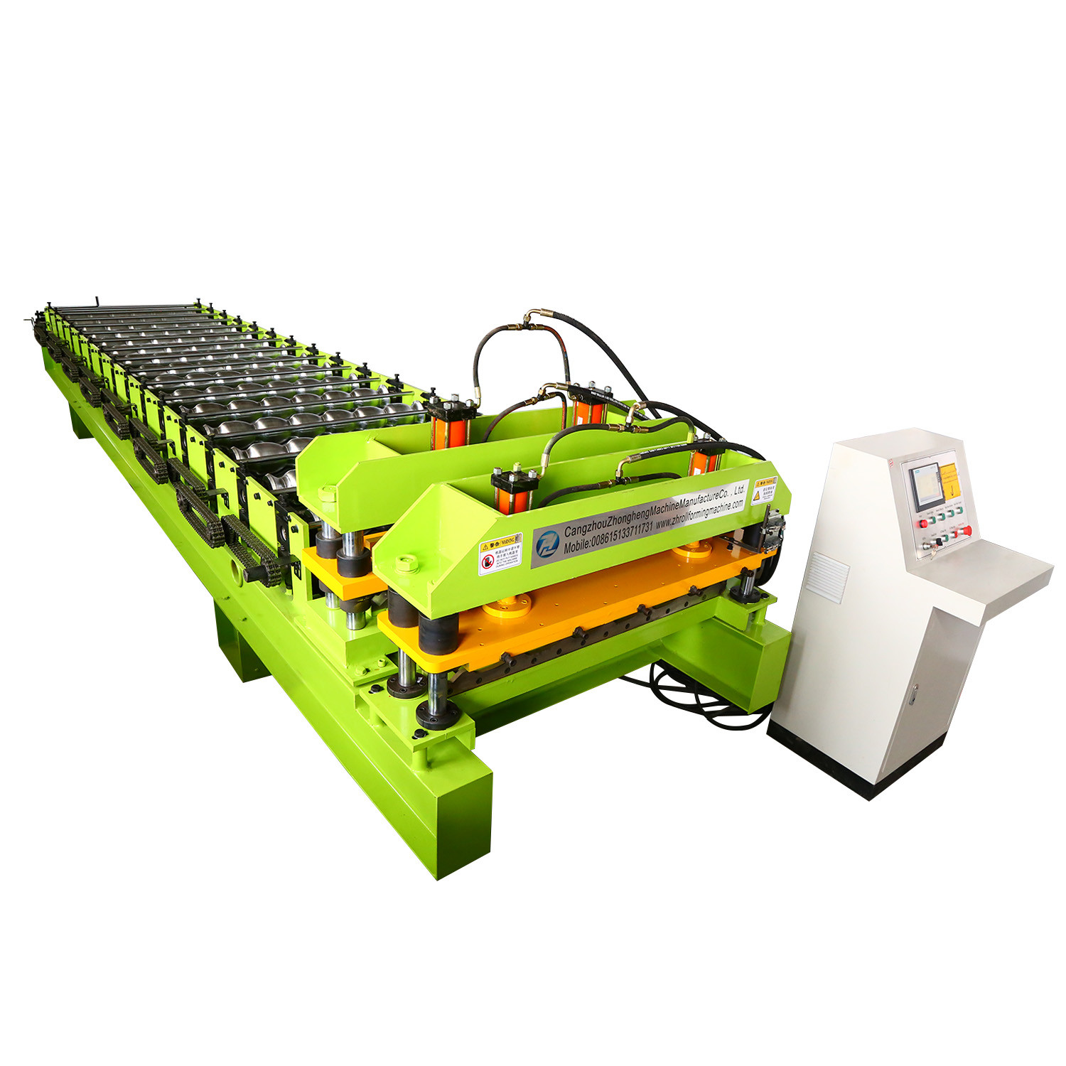 0.3-0.8mm thickness high speed Steel Glazed Tile Cold Roll Roof Forming Construction Machinery