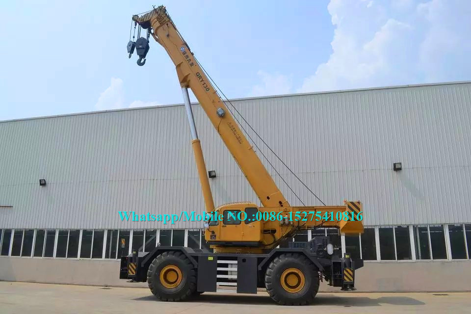Hydraulic Rough Terrain Boom Truck Crane With Energy Saving Hydraulic System RT120E